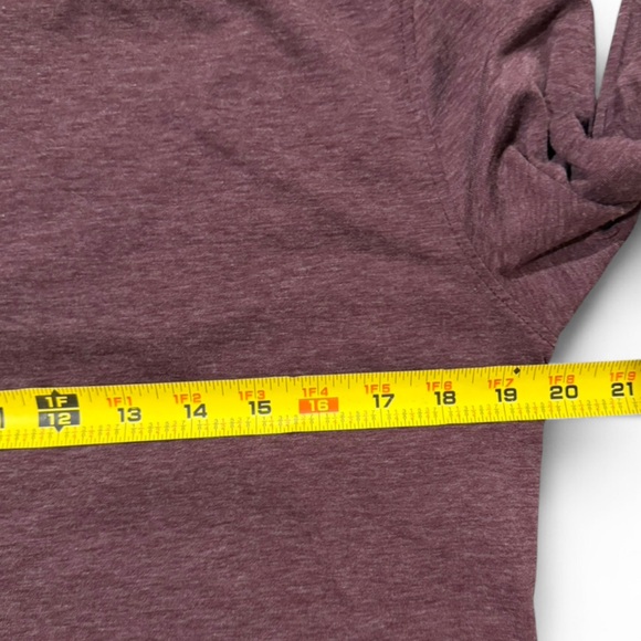 Men’s Burgundy Nike Golf Long Sleeve Polo Shirt Size Medium - Picture 4 of 5